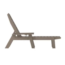 Emma And Oliver Poly Resin Adjustable Adirondack Lounger With Swivel Cup Holder For Indoor/Outdoor Use -Home office GUEST 8961469c a03e 434e 8548 1191c0ea036d