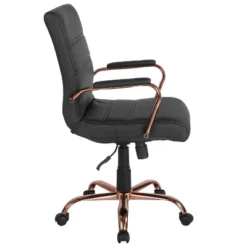 Emma And Oliver Mid-Back Executive Swivel Office Chair With Metal Frame And Arms 25 Emma And Oliver Mid-Back Executive Swivel Office Chair With Metal Frame And Arms -Home office GUEST 89e72229 b41c 4b42 a5c6 f8cd09a89312