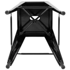 Emma And Oliver 4 Pack 30" High Metal Indoor Bar Stool - Stackable Stool -Home office GUEST 8b9b158a e720 43d2 94a9 e0e86b66fa9b