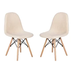 Emma And Oliver Set Of 2 Dorset Series Faux Shearling Accent Chairs With Beechwood Legs For Living Room, Bedroom, Dorm And More 18 Emma And Oliver Set Of 2 Dorset Series Faux Shearling Accent Chairs With Beechwood Legs For Living Room, Bedroom, Dorm And More -Home office GUEST 92bb0612 0f7c 4943 9847 ecfa39e5e200