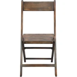 Emma And Oliver Slatted Wood Folding Wedding Chair - Event Chair - Antique Black, Set Of 2 -Home office GUEST 92d34bb2 fabe 4c9f 9d5c 8ec23d4e8b1c