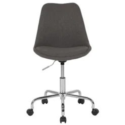 Emma And Oliver Mid-Back Dark Gray Fabric Pneumatic Lift Task Office Chair -Home office GUEST 934392bc f8e0 4886 8cf6 c249dfc11e9a