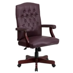 Emma And Oliver Martha Washington Executive Swivel Office Chair With Arms -Home office GUEST 9357ede9 2eed 4d8e a5ff d606a3715d2a