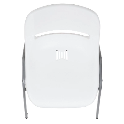 Emma And Oliver White Ergonomic Shell Student Stack Chair - Classroom Chair / Office Guest Chair 8 Emma And Oliver White Ergonomic Shell Student Stack Chair - Classroom Chair / Office Guest Chair - Image 8