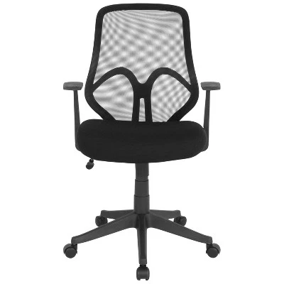 Emma And Oliver High Back Flexible Mesh Office Chair With Arms 4 Emma And Oliver High Back Flexible Mesh Office Chair With Arms - Image 4
