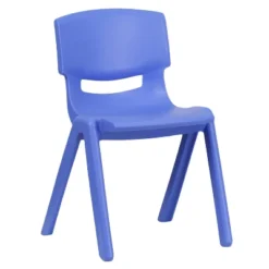 Emma And Oliver 5 Pack Plastic Stackable School Chair With 13.25" Seat Height -Home office GUEST 9df6f052 1307 48e5 a198 4c557501f630
