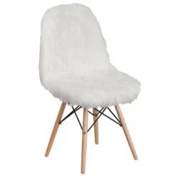 Emma And Oliver Shaggy Dog Fur Accent Chair -Home office GUEST 9e398dee 1f10 4e04 87d5 835e84d5ed9a