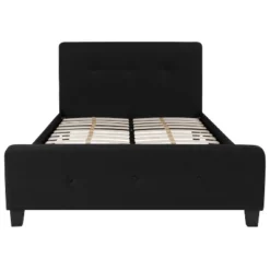 Emma And Oliver Full Size Three Button Tufted Platform Bed In Black Fabric 5 Emma And Oliver Full Size Three Button Tufted Platform Bed In Black Fabric -Home office GUEST 9ee4d11a 5760 4173 aa89 2a5224f77f22