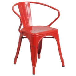 Emma And Oliver Commercial Grade Colorful Metal Indoor-Outdoor Chair With Arms 27 Emma And Oliver Commercial Grade Colorful Metal Indoor-Outdoor Chair With Arms -Home office GUEST 9fdfccdd 0cbe 409f b7f1 9a445eb459ae
