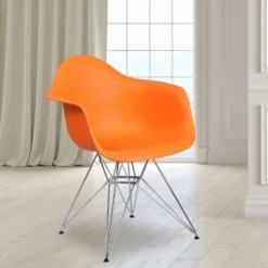 Emma And Oliver Plastic Accent Dining Chair With Arms And Chrome Base 29 Emma And Oliver Plastic Accent Dining Chair With Arms And Chrome Base -Home office GUEST 9ff9ace2 d8b1 4021 b9b3 d2fd47d5d738