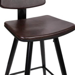 Emma And Oliver Set Of 2 Commercial Grade LeatherSoft Barstools With Gold Tipped Iron Legs 17 Emma And Oliver Set Of 2 Commercial Grade LeatherSoft Barstools With Gold Tipped Iron Legs -Home office GUEST a1121529 ed89 472d 8991 2394b471c4b8