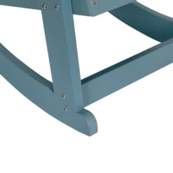 Emma And Oliver Set Of 2 Marcy Classic All-Weather Poly Resin Rocking Adirondack Chairs With Stainless Steel Hardware For Year Round Use -Home office GUEST a29d1c44 8fda 462e 9f49 5b0e1ae5ab9c