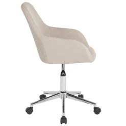 Emma And Oliver Home And Office Mid-Back Chair In Beige Fabric -Home office GUEST a5a89a2b 6e65 4e8d 9374 4f02a804432f