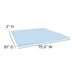 Emma And Oliver Complete Bed Set: Metal Platform Frame; Hybrid Pocket Spring Mattress In A Box And Cool Gel Memory Foam Topper -Home office GUEST a5e41ffb 8606 4cb4 9560 544cdd20dd38