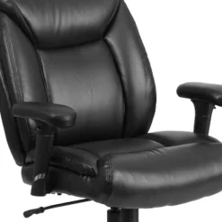 Emma And Oliver 400 Lb. Big & Tall Mid-Back Deep Tufted Ergonomic Task Office Chair & Arms -Home office GUEST a73118ec 862f 4cb2 8cbd 55cfa58cbaa3