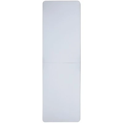 Emma And Oliver 8-Foot Height Adjustable Bi-Fold Granite White Plastic Folding Table With Handle 5 Emma And Oliver 8-Foot Height Adjustable Bi-Fold Granite White Plastic Folding Table With Handle - Image 5