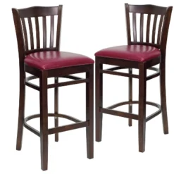 Emma And Oliver 2 Pack Vertical Slat Back Wooden Restaurant Barstool 28 Emma And Oliver 2 Pack Vertical Slat Back Wooden Restaurant Barstool -Home office GUEST a8ab9e58 a0d8 429b 8a8b 9f8340c9c079