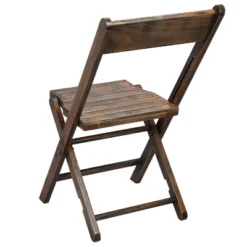 Emma And Oliver Slatted Wood Folding Wedding Chair - Event Chair - Antique Black, Set Of 4 -Home office GUEST a9f1bfe0 93ee 4299 977c e6fdbc9c8e65