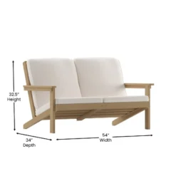 Emma And Oliver All-Weather Polyresin Adirondack Loveseat With Deep Seat And Comfortable Back & Seat Cushions 18 Emma And Oliver All-Weather Polyresin Adirondack Loveseat With Deep Seat And Comfortable Back & Seat Cushions -Home office GUEST aa6d9f5b c368 4f1e 9e63 6ad83f07da03