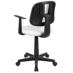 Emma And Oliver Pivot Back Mesh Swivel Task Office Chair With Arms -Home office GUEST ae24ec64 5a6d 4876 aa3b 3b5f9b280ff9