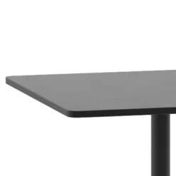 Emma And Oliver 31.5'' Square Aluminum Indoor-Outdoor Table With Base -Home office GUEST ae9db8c0 b003 41fc 8aaf e02c3baf7a05