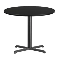 Emma And Oliver 36" Round Laminate Table Top With 30"x30" Table Height Base 10 Emma And Oliver 36" Round Laminate Table Top With 30"x30" Table Height Base -Home office GUEST b02aef8b 2eb2 48fe 948b f4c9d56857c9