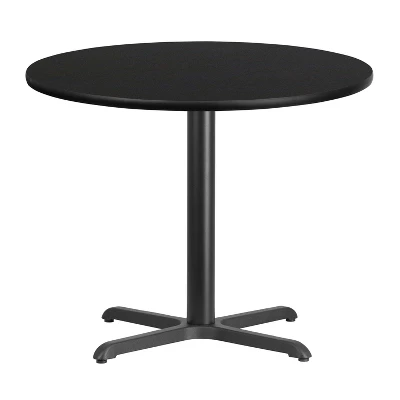 Emma And Oliver 36" Round Laminate Table Top With 30"x30" Table Height Base 5 Emma And Oliver 36" Round Laminate Table Top With 30"x30" Table Height Base - Image 5