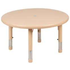 Emma And Oliver 33" Round Plastic Height Adjustable Activity Table Set With 4 Chairs 15 Emma And Oliver 33" Round Plastic Height Adjustable Activity Table Set With 4 Chairs -Home office GUEST b04d97a7 9bff 4147 aaad 47f3341e23cc