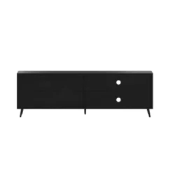 Emma And Oliver Mid-Century Modern TV Stand With Drawers And Shelf -Home office GUEST b22b1b5e 3ab2 4b8f 813a 51ca7c9f8768