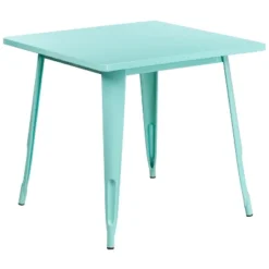 Emma And Oliver Commercial Grade 31.5" Square Colorful Metal Indoor-Outdoor Dining Table 21 Emma And Oliver Commercial Grade 31.5" Square Colorful Metal Indoor-Outdoor Dining Table -Home office GUEST b4357336 efb7 46aa 864f b91b5c4e7af1
