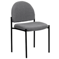 Emma And Oliver Comfort Stackable Steel Side Reception Chair -Home office GUEST b451c106 6496 4d8e 8d41 54d125c8d518