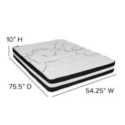 Emma And Oliver Full 10" Mattress & Gel Memory Foam Topper Bundle Set 17 Emma And Oliver Full 10" Mattress & Gel Memory Foam Topper Bundle Set -Home office GUEST b901ea8f a7f7 4eca bf85 23f3a52f32dd