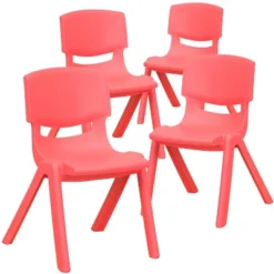 Emma And Oliver 4 Pack Plastic Stack School Chair With 12" Seat Height - Kids Chair 25 Emma And Oliver 4 Pack Plastic Stack School Chair With 12" Seat Height - Kids Chair -Home office GUEST b9492034 9990 4a1e 86e5 ff25fdd84121