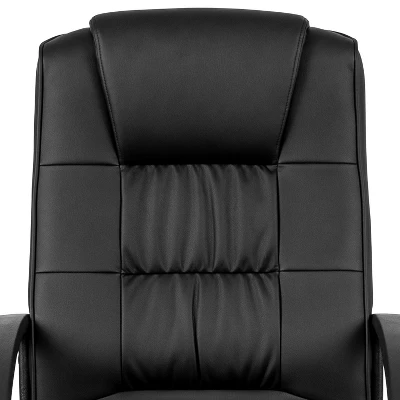 Emma And Oliver High Back Black LeatherSoft Task Chair With Arms - Desk Chair 7 Emma And Oliver High Back Black LeatherSoft Task Chair With Arms - Desk Chair - Image 7