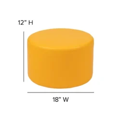 Emma And Oliver Soft Seating Flexible Circle For Classrooms - 12" Seat Height -Home office GUEST bc4f10df 324c 472e 818e dfafbf5a9f38