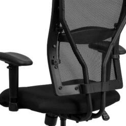 Emma And Oliver 400 Lb. Big & Tall Black Mesh Swivel Ergonomic Office Chair With Adjustable Arms 13 Emma And Oliver 400 Lb. Big & Tall Black Mesh Swivel Ergonomic Office Chair With Adjustable Arms -Home office GUEST bc8cbb16 7769 47b8 b2ed 21c2e660e84b