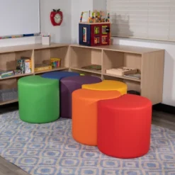 Emma And Oliver 18"H Soft Seating Flexible Moon For Classrooms And Common Spaces -Home office GUEST bcfc7093 42a1 4fc1 b0dd 99ee5736f948