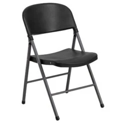 Emma And Oliver 6 Pack 330 Lb. Capacity Black Plastic Folding Chair - Charcoal Frame - Event Chair 19 Emma And Oliver 6 Pack 330 Lb. Capacity Black Plastic Folding Chair - Charcoal Frame - Event Chair -Home office GUEST bd20a450 cf48 4520 96b2 1cf456536e30