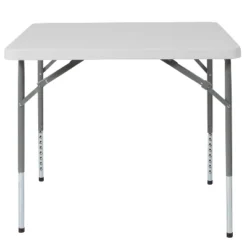 Emma And Oliver 2.79-Foot Square Height Adjustable Granite White Plastic Folding Table 14 Emma And Oliver 2.79-Foot Square Height Adjustable Granite White Plastic Folding Table -Home office GUEST be00ecb6 1cfe 4557 af2a 627f5d4fb22b