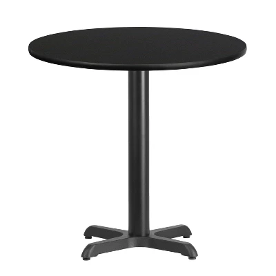 Emma And Oliver 30" Round Laminate Table Top With 22"x22" Table Height Base 5 Emma And Oliver 30" Round Laminate Table Top With 22"x22" Table Height Base - Image 5