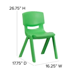Emma And Oliver 5 Pack Plastic Stackable School Chair With 15.5'' Seat Height 16 Emma And Oliver 5 Pack Plastic Stackable School Chair With 15.5'' Seat Height -Home office GUEST bef00c82 0ccb 436b be40 0857a9bb591d