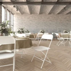 Emma And Oliver 4 Pack Of All-Weather, Extra Wide Contoured Plastic Folding Chairs With Metal Frame And 650 Lb. Static Weight Capacity -Home office GUEST bf37b6d0 41cf 4200 8c80 6166137c2ed0