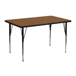 Emma And Oliver 24x48 Rectangle HP Laminate Adjustable Activity Table -Home office GUEST c01e8887 2071 4ad2 b82a 0392c8108ee1