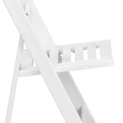 Emma And Oliver 4 Pack 1000 Lb. Capacity White Resin Folding Chair With Slatted Seat -Home office GUEST c7170423 7a86 4655 bedf cb1ee5412ede
