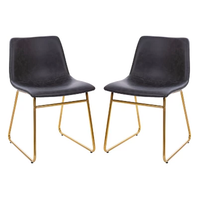 Emma And Oliver 18 Inch Indoor Dining Table Chairs, LeatherSoft Upholstery-Set Of 2 17 Emma And Oliver 18 Inch Indoor Dining Table Chairs, LeatherSoft Upholstery-Set Of 2 - Image 17