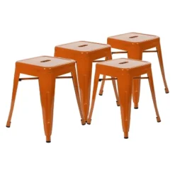 Emma And Oliver 18 Inch Table Height Indoor Stackable Metal Dining Stool-Set Of 4 31 Emma And Oliver 18 Inch Table Height Indoor Stackable Metal Dining Stool-Set Of 4 -Home office GUEST ce1c8ba9 a1f1 4cd7 b7fb 05eb8b7013e7