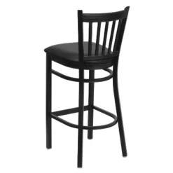 Emma And Oliver Black Vertical Back Metal Restaurant Dining Barstool 20 Emma And Oliver Black Vertical Back Metal Restaurant Dining Barstool -Home office GUEST d49dbdc1 4ef8 46df af51 475fa8fb1785