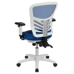 Emma And Oliver Mid-Back Mesh Triple Paddle Swivel Ergonomic Office Chair With Adjustable Arms -Home office GUEST d528ba1d 5b06 4095 9f5b a44ebfe3f109