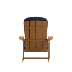 Emma And Oliver Set Of Two All-Weather Polyresin Adirondack Chairs With Cushions -Home office GUEST d91e24f3 d649 4481 84f5 5486acc5be83