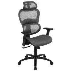 Emma And Oliver Ergonomic Mesh Office Chair-Synchro-Tilt, Headrest, Adjustable Pivot Arms -Home office GUEST d9c4118d c738 4ab6 ae76 e07ab93cca16
